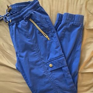 Jaanuu blue jogger scrub pants